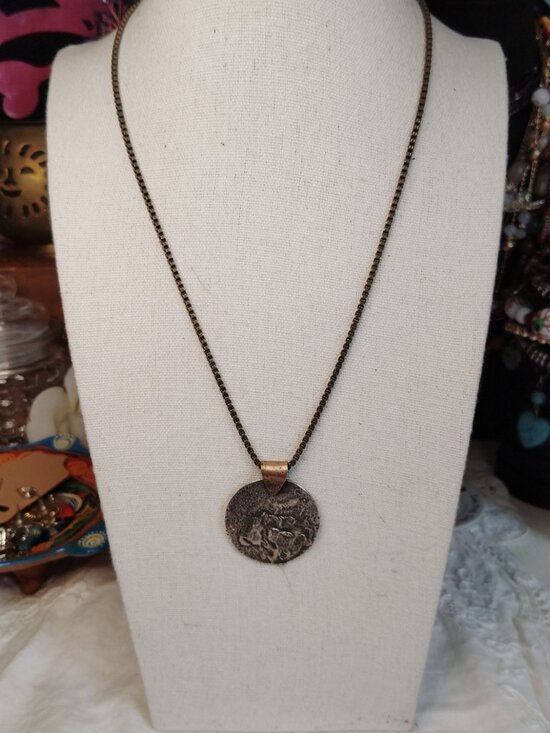 AWE INSPIRED RARE FRIDA KAHLO mini Pendant | Mercari Artisan Sterling Silver “Cuento Largo Corto” Face Pendant Necklace